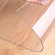 Feather Pocket Transparent PVC Tablecloth Soft Glass Waterproof, Oilproof and Anti-scalding Table Mat Rectangular Coffee Table Dining Table Mat Crystal Plate Tablecloth Upgraded Environmentally Friendly Pure Ultra-High Transparent 2.0 Model Width 90cm*140cm