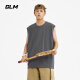 GLM summer loose sleeveless men's vest trendy brand ins bottoming shirt sports fitness waistcoat