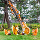 Fu Yayi Outdoor Garden Forest Courtyard Decoration Simulation Tree Climbing Little Squirrel Ornaments Creative Crafts Resin Animal Sculpture NF50696 Large Squirrel Pair