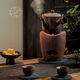 Wen Shiouweihun tea boiling home use tea boiling water pure hand-pulled old rock mud side large capacity wood-burning pot Rongtian brewing teapot Chai Shao left hand model 16813 conscience 1080ml 701mL (inclusive)-800mL (inclusive)