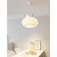 Kreatives Restaurant Kronleuchter Nordic Romantic Flowers Bar Lampe Ins Style Girl Room Beleuchtung warme Schlafzimmer Lampe 9272 Kronleuchter weiß 35 cm Drei-Farben E27 Lichtquelle
