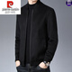 Pierre Cardin High-End Men's Wool Woolen Jacket Short Casual Baseball Collar Autumn and Winter Men's Clothing 2025 Men's Woolen Jacket Gray L 175