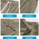 Dingfengbaoluo ice silk quick-drying casual pants for men's American workwear trendy versatile straight-leg high-length trousers K515 black XL
