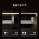 悍高（HIGOLD）衣柜挂衣杆橱柜杆衣柜杆固定杆衣架晾衣杆 -高级灰/适用内宽715~723mm/配法兰座