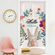 Rideau de la porte de la porte diyin rideau rideau décoratif rideau de salle de bain rideaux sans trou, lapin mignon 85 * 120cm