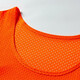 Chaleco de entrenamiento de fútbol de Kelme Grande de malla transpirable contra el uniforme de chaleco de equipo se puede personalizar a naranja fluorescente Black XL