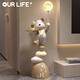 Ole's Shi Lai Run Violent Bear Floor-standing Decoration Light Luxury Living Room TV Cabinet Sofa Next Decoration Housewarming Gift Violent Bear + Shi Lai Run Base Height 149CM