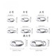 Fiber bundle (QIANSHU) Pt950 platinum spring buckle lobster buckle platinum buckle abalone buckle necklace connecting ring open ring DIY accessories live ring small lobster buckle belt ring