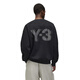 Y-3【 七夕礼物】y3LOGO CREW男士卫衣休闲圆领套头衫51JE9276卫衣 黑色 M