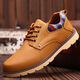 
Yu-sex casual shoes men's board shoes wear-resistant waterproof and non-slip work leather shoes kitchen plus velvet warm cotton shoes winter men's shoes 825 yellow (added velvet warm style) 43