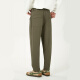 MARKLESS casual pants men's autumn and winter hanging easy-to-maintain smart pants four-sided elastic versatile simple trousers 4855 apricot green 31