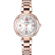 
CITIZEN xC series photodynamic energy powder-plated gold fashion business casual calendar women's watch for girlfriend EC1047-57A