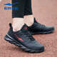 Hongxing Erke Men's Shoes Running Shoes Summer 2025 Nuevos zapatos deportivos de luz negra para hombres de cuero impermeable y transpirable zapatos casuales 3291 negro oro (modelo de malla transpirable) 38 ventas directas de marca