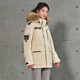 Tambor Down Jacke Männer und Frauen gleicher kurzer Pelzkragen Parker Dicked Thermal Jacket TF236579 Lost in englischer Sprache 175