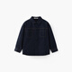 MQD Children's Clothing Boys Denim Thin Jacket 24 Autumn New Children's Contrast Color College Lapel Shirt