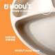 Modu'i Baby Mahlzeitplatte Modui aus Korea für Kinderplaid mit Abdeckung 2-teiliger Set von ergänzenden Utensilien Minzfarbe [DIN Teller + Versiegelte Abdeckung] importiert.