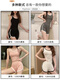 Langsha mit Brustpads Sommerpyjama für Frauen-Hosenträger Modal 2025 Neue sexy Sportweste Home Anzug tragen 12035 Pink L [Empfohlen 100-120 Jin [Jin gleich 0,5 kg] tragen]
