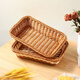 Baiji fruit plate tray, snack plate, fruit basket, steamed bun basket, bread basket for living room, imitation rattan fruit basket