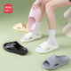 名创优品（MINISO）家居拖鞋男女情侣家用舒适浴室防滑防臭凉拖鞋夏 鹅蛋黄38-39