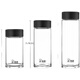 Heenoor Glassbecher Einschicht verdickte Großkapazität Männer und Frauen machen Tee Tassen tragbare Haushaltswasserbecher mit Deckel 470 ml Maroon 300 ml natürliche Farbe XN-6173