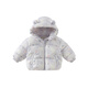 DAVE&BELLA children's down jacket girls' tops boys' down jacket winter new baby clothes warm children's coat cat print DB4238127-A 90 cm (recommended height 80-90cm)