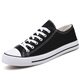 Huili official website Fangshang Store Flag 2025 autumn new canvas shoes for men's trendy breathable casual cloth shoes trendy versatile board shoes low 6621 red [men's style] wide instep recommended to be large 40