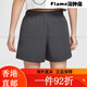耐克女裤2025夏季新款运动休闲透气舒适松紧梭织短裤FV6623 深灰F XS