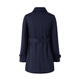 NAVIGARE Italian Sailing Women's Ferse's Commuting Mid-Longle Breaker Lapel Coat Coat 2331544503 Bleu L