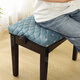 Thickened fabric stool cover rectangular makeup stool square stool cover dressing table stool cover steel 30*40 chair stool cover one technology cloth-dark green