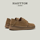 Haoton (Hautton) Retro Wear-Resistante Arbeitsschuhe für Männer 2025 Sommerlederschuhe für Männer Outdoor Fleece-Schuhe für Männer Kamel 38 Geeignet für Sportschuhe Größe 39