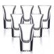 12-piece household thick-bottomed glass small white wine glass set, shot glass, wine divider, wine cup, octagonal wine glass, 12-piece set