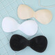 
Thin breathable bra chest pad one-piece cup suspender sponge pad sports yoga gathered bra chest pad insert 201 apricot color (one size)