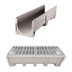 Lanmo Xinhong composite resin drainage ditch U-shaped groove 304 stainless steel cast iron cover 100*100*1000