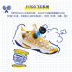 
KUMPOO [Little Yellow Duck Co-branded] Badminton Shoes ACF Double-core Midsole Breathable Sneakers Men and Women G826s White/Yellow/Blue 36