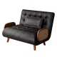 Canapé-lit complet pliable à double usage à usage à usage multi-fonction étude de salon petit appartement chaise de loisirs en bois massif simple 1,5 mètre canapé 1 mètre