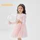 Balabala Kinderkleidung Mädchenkleid Kindergestricker Rock 2025 HAVE BUG MESH ROCK Sweet 209125111003