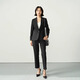 Lady Bird black formal suit women's professional small man interview wear public examination high-end suit jacket