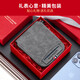 
Cnoles men's short wallet fashion business multi-function leather wallet coin wallet gift box birthday gift for father boyfriend husband practical dream gray