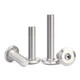 Jinchao 304 stainless steel furniture large flat head hexagonal head bevel screw round head bevel screw bevel bolt M2-M12 M8*30 (5 pieces)