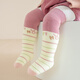 Xiderui baby stockings autumn and winter terry thickened cartoon 06 month baby girl cotton socks loose mouth high socks Happy bunny 3 pairs L (recommended foot length 12-14CM) 1-3 years old
