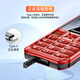 Philips (PHILIPS) E6260A Full Network 4G Elderly Mobile Speaker Big Sound Sound Ultra Long Standby Elderly Special Mobile Phone Direct Board Button Ring Net Student Backup Machine Glory Red