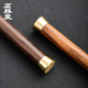Mingqitang Copper and Wood Pot Care Pen Non-shedding Tea Brush Tea Ceremony Six Gentlemen Kung Fu Tea Set Accessories Tea Tray Cleaning Brush Copper and Wood Pot Care Pen (Ebony)