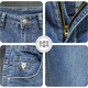 Jiaojing Harem Hosen lose konische Karottenhosen Herren Sommerjeans Dünne High-End-schlanke, lässige kleine Füße, geschnittene Hosen Blau Blau 30 (2,3 Fuß)
