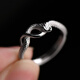 Starlight Silver Rhyme 925 sterling silver snake ring for men and women, light luxury, zodiac sign snake ring new style for lovers and friends, snake ring adjustment range 16-24#