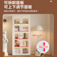 Shengnai steel bookcase glass door dustproof bookshelf storage cabinet wrought iron storage cabinet living room storage cabinet home display cabinet