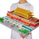 Er Jiangong Building Block Square verboten Stadt, schwierige Jungen und Frauen versammeln Rätselspielzeug für Kindergeburtstagsgeschenke, riesiger Afang -Palast [12186PCS Standard Version]