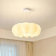Hongjia Shengshi French Cream Style Cloud Chandelier Modern Simple Creative Pumpkin Bedroom Main Light Warm and Romantic Children's Room Lamp [Cloud] Ceiling Model 45cm in Diameter Stepless Dimming