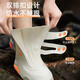 Xianggyou Town Ambientally Faty-Wating Water's Rain Boot Cubierta de botas de lluvia en espesas de la lluvia resistente a la lluvia Tapa anti-deslizamiento de la parte inferior resistente al desgaste L de desgaste L