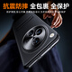 Mofei [First-couer Cowhide | Nouveau support sans capteur] Convient pour OPPO Find N3 Mobile Phone Case N3 Collector Version Gétille Cuir Flip Protective Case Full-incrustation Anti-Fall Modèle Find N3 [Qianshan Green] First Cose Cowhide | Fenêtre intelligente du support en alliage | Protection des flip à part entière
