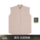 Jiangnan Buyi (Jnby) Summer Femme's Shirt's Siltle sans manches Coton Popline White Shirt Commutation 5O6213950 674 / Moyen Grey Powder L